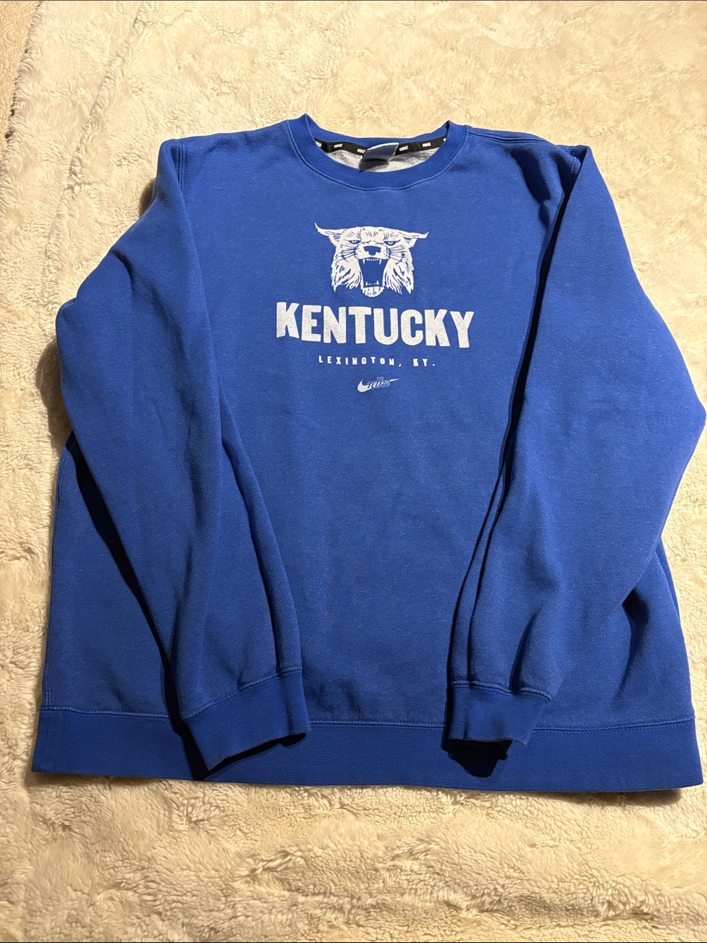 Nike Blue Kentucky Crewneck Sweatshirt